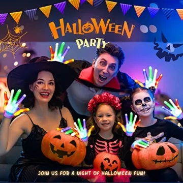 LED Gloves for Kids | Fun and Colorful Party Favors
