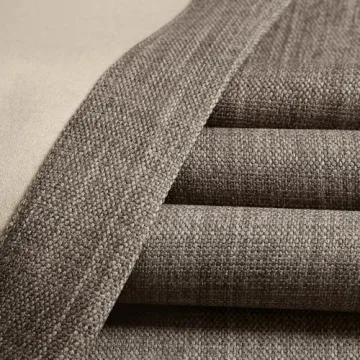 Stylish Faux Linen Room Darkening Curtains 50W