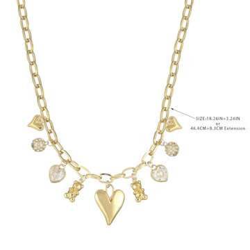 Madison Tyler Gummy Bear Necklace for Playful Women