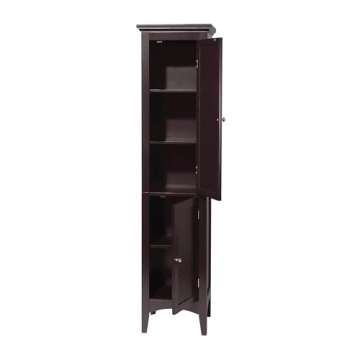 Teamson Home Glancy Linen Storage Tower for Stylish Organization