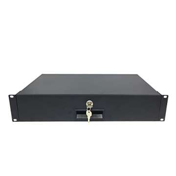 HQYing 2U Rack Mount Drawer for 19-Inch Servers