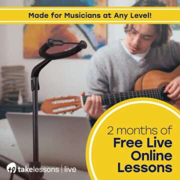 Hola! Music Adjustable Collapsible Guitar Stand Pack of 2