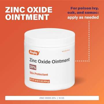 Rugby Zinc Oxide Ointment Skin Protectant 20% 16 Oz