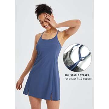 BALEAF Women's Tennis Workout Dress with Built-in Bra