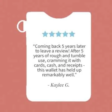 Thread Wallets Ultra Slim Card Holder Wallet - Slim Wallet for Women & Men - Minimalist Wallets for Women - Small Wallet for Women & Men - Modern Credit Card Organizer Mini Wallet (Fine Line)