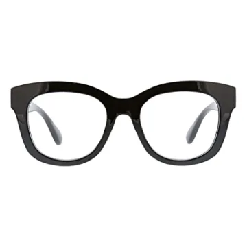 Peepers by PeeperSpecs Oprah's Favorite Women's Center Stage Oversized Blue Light Blocking Reading G...