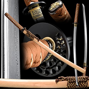 Wuder Handmade Japanese Katana Sword with T10 Steel