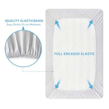 Mini Crib Fitted Sheets for Pack N Play - TILLYOU