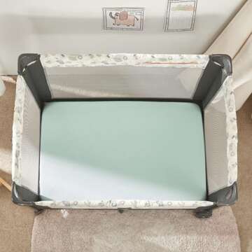 Mini Crib Fitted Sheets for Pack N Play - TILLYOU