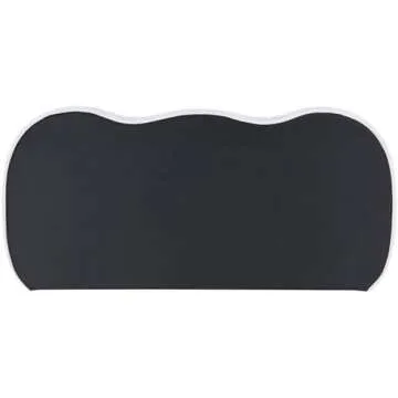 MAKLAINE Contemporary Boucle Fabric King Bed in Cream Finish