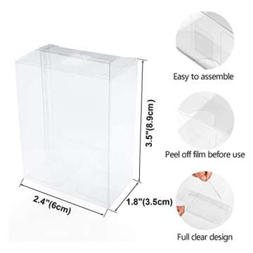 100 Pack Romantic Rice Krispie Treat Boxes for Events