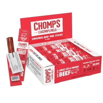 Chomps Snack Size Beef Jerky Sticks - Healthy Protein Treat