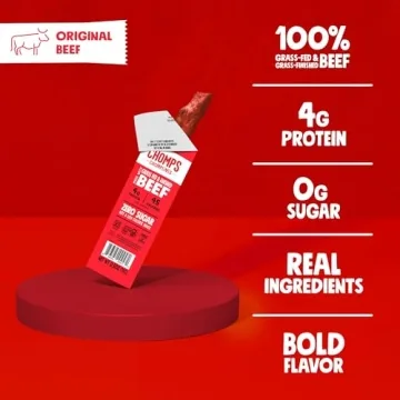 Chomps Snack Size Beef Jerky Sticks - Healthy Protein Treat