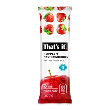That's It Apple Strawberry 100% Natural Fruit Bar
