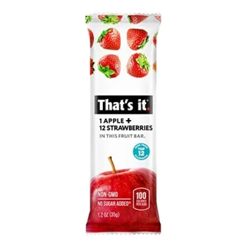 That's It Apple Strawberry 100% Natural Fruit Bar