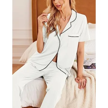 Ekouaer Women's Soft Pajama Set - Comfortable Gift for All