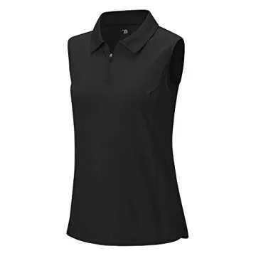 YSENTO Women's Stylish Sleeveless Golf Shirts for Summer