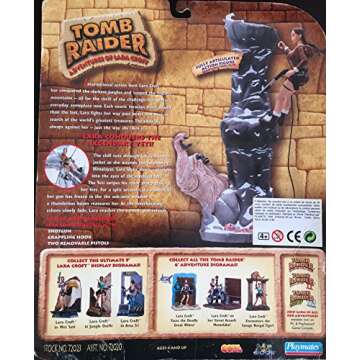 Tomb Raider Lara Croft Conquers the Legendary Yeti Playmates Action Figure by Playmates