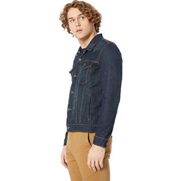 Levi Strauss Signature Gold Men's Signature Trucker Jacket, Rebel-waterless, Medium