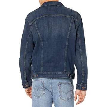 Levi Strauss Signature Gold Men's Signature Trucker Jacket, Rebel-waterless, Medium