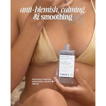 Truly Beauty Black Jelly Blemish Treatment Body Serum 3.1 OZ