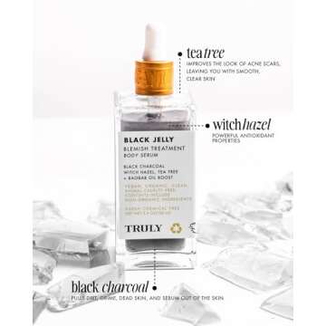 Truly Beauty Black Jelly Blemish Treatment Body Serum 3.1 OZ