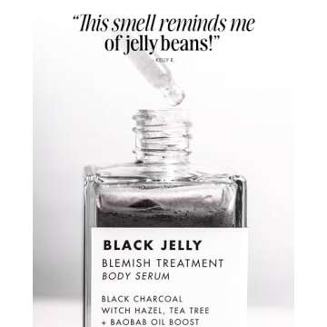 Truly Beauty Black Jelly Blemish Treatment Body Serum 3.1 OZ