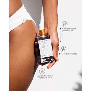 Truly Beauty Black Jelly Blemish Treatment Body Serum 3.1 OZ