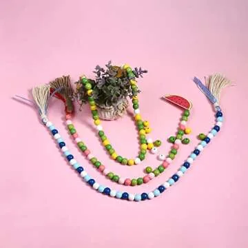 230PCS 16mm Colorful Round Wooden Beads for Craft,23 Colors Colored Natual Painted Wood Spacer Loose Beads for Home Party Festival Decoration (Mixed Color 16mm)