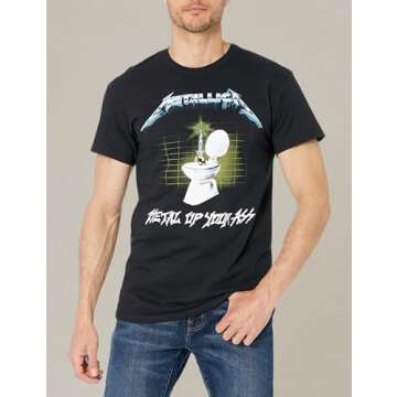 Metallica Men's Metal Up T-Shirt, Black, Small