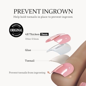 Stylish BTArtbox Chrome Press On Toenails, 160Pcs