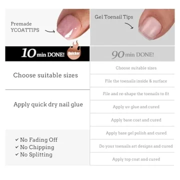 Stylish BTArtbox Chrome Press On Toenails, 160Pcs