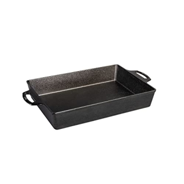Lodge 9"x13" Cast Iron Casserole - Premium Heat Retention and Versatility