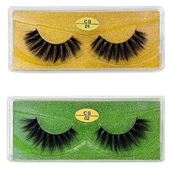 Stylish Faux 3D Mink Eyelashes in Glitter Cases – Bulk Packs
