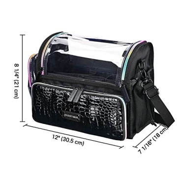 BYOOTIQUE Makeup Brush Case Portable Organizer for Artists