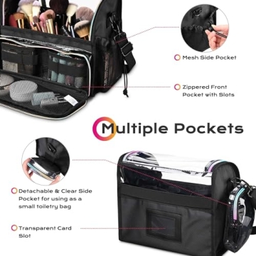 BYOOTIQUE Makeup Brush Case Portable Organizer for Artists