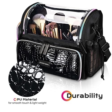 BYOOTIQUE Makeup Brush Case Portable Organizer for Artists