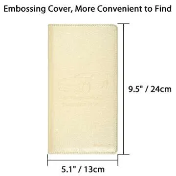Techion Car Insurance Holder - Stylish Organizer for Documents