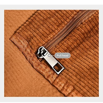 ALUWU Corduroy Tote Bag Stylish Spacious Lightweight