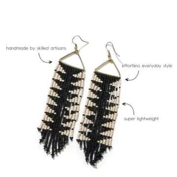 INK + ALLOY Women's Handmade Bead Dangle Earrings