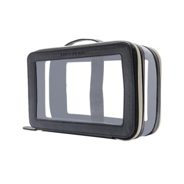 DIYOOHOMY Clear Makeup Bag - Double Layer, Two Sided Organizer for Beauty Enthusiasts