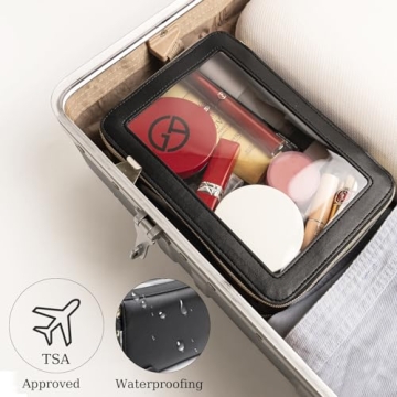 Stylish DIYOOHOMY Clear Makeup Bag for Beauty Lovers