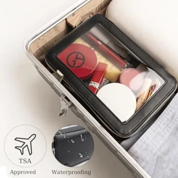 Stylish DIYOOHOMY Clear Makeup Bag for Beauty Lovers