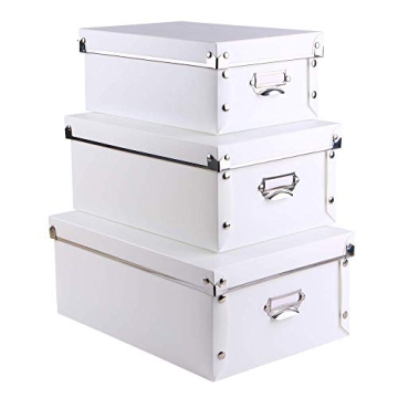 SEEKIND Decorative Storage Boxes with Lids, Stylish and Functional!