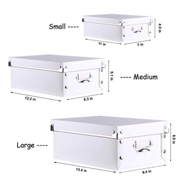 SEEKIND Decorative Storage Boxes with Lids, Stylish and Functional!