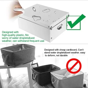 SEEKIND Decorative Storage Boxes with Lids, Stylish and Functional!