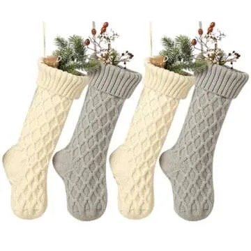 Free Yoka Christmas Stockings - Elegant 4 Pack