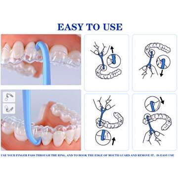 Aligner Remover Tool with Retainer Case - Hygienic & Compact - 2 Pack