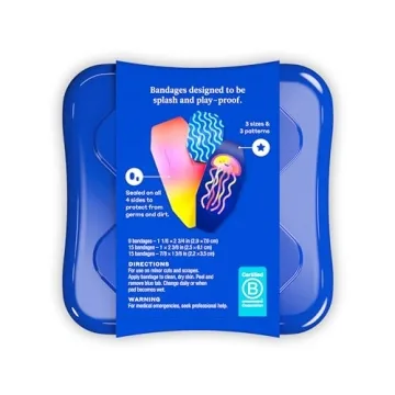 Waterproof Fun Colorful Welly Bandages for Cuts Scrapes