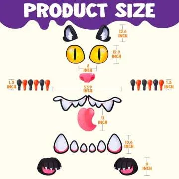 Halloween Black Cat Trunk or Treat Car Decorations Kit